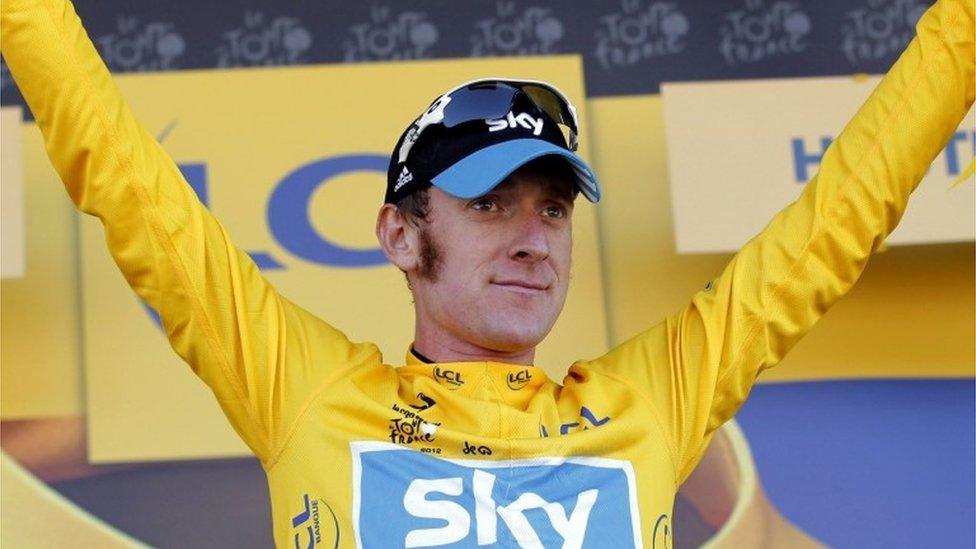 Bradley Wiggins during the 2012 Tour de France