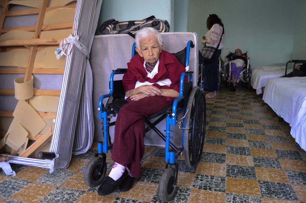 An elderly man in Guatemala