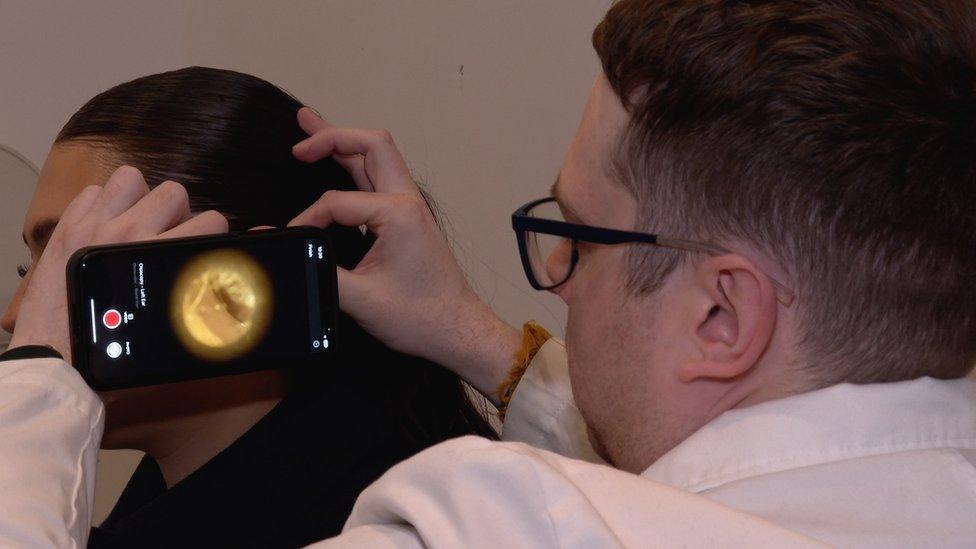 Ear wax examination at Vauxhall Street Pharmacy