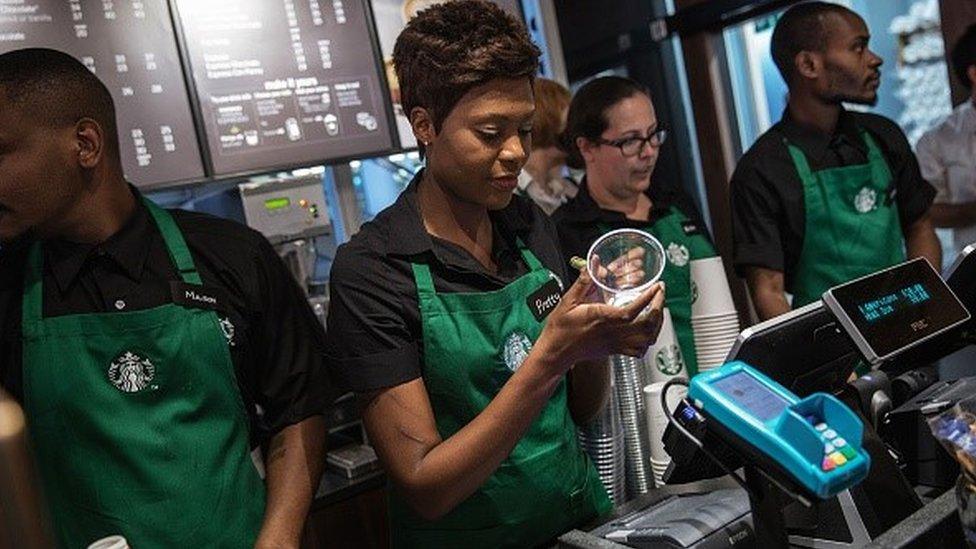 Starbucks employees