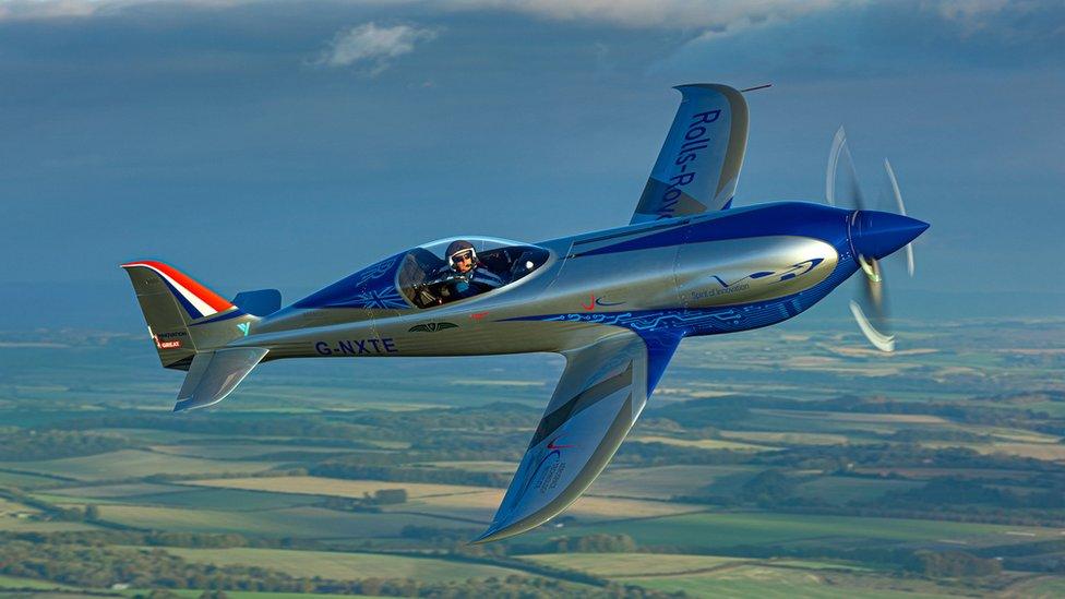 Spirit of Innovation all-electric aircraft