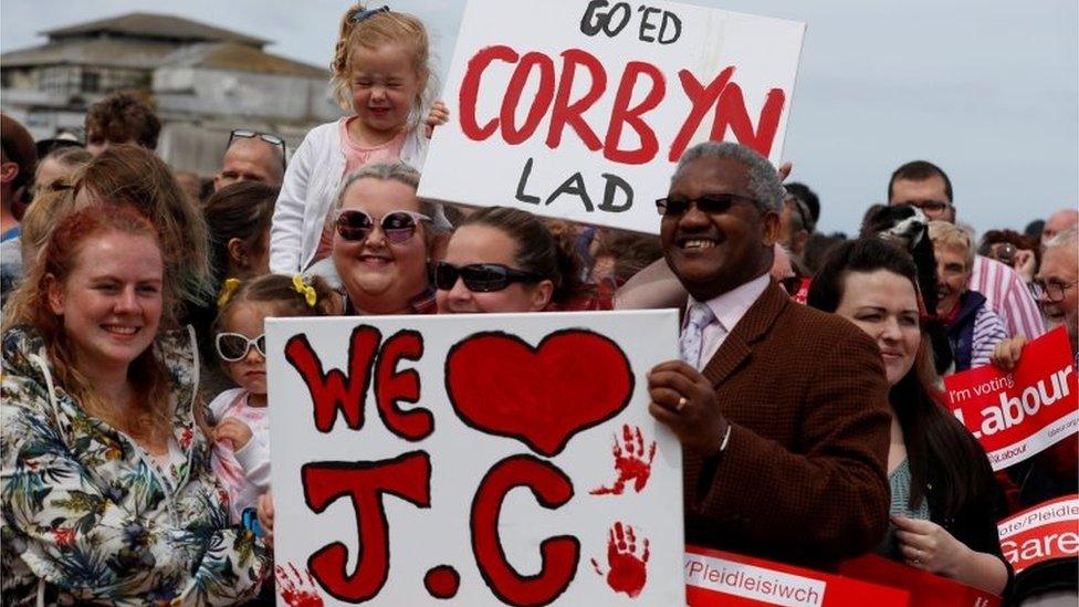 Jeremy Corbyn supporters