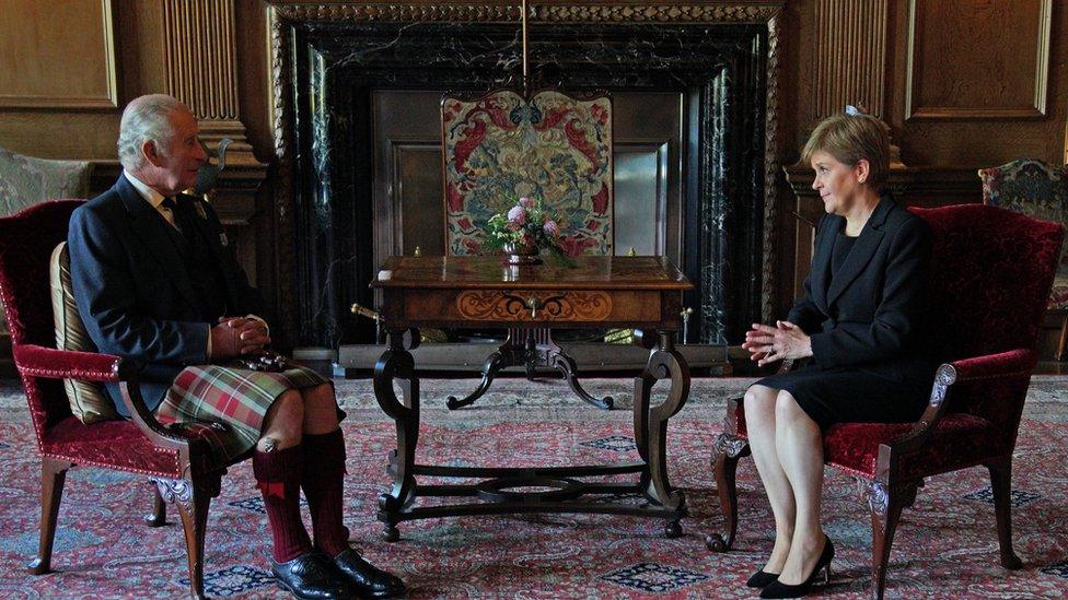 Charles and Nicola Sturgeon