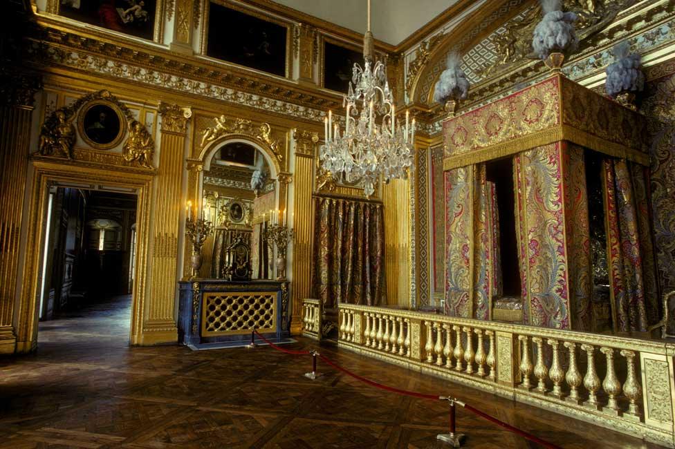 Louis XIV's bedroom at the Palace of Versailles