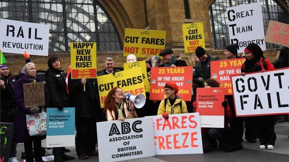 Protesters in Kings Cross