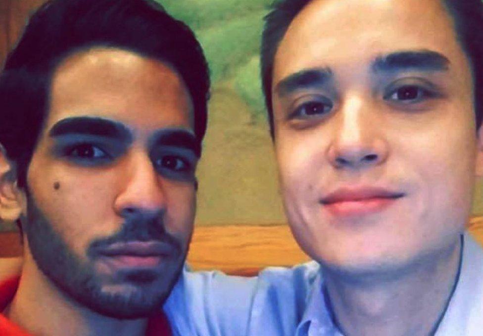 Shooting victims Juan Ramon Guerrero (left) and Christopher Andrew Leinonen (right)