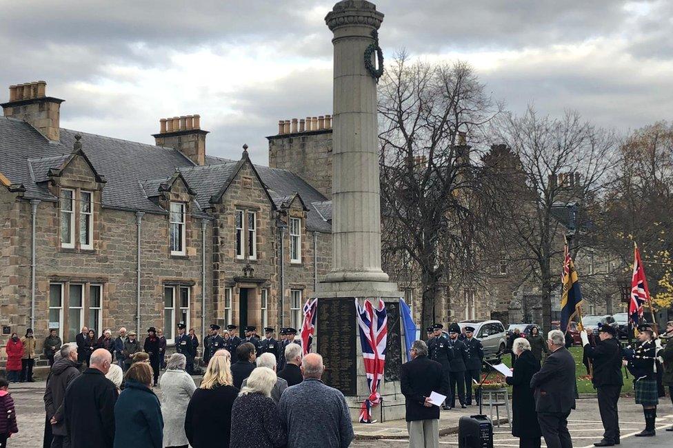 War memorial in Grantown-on-Spey