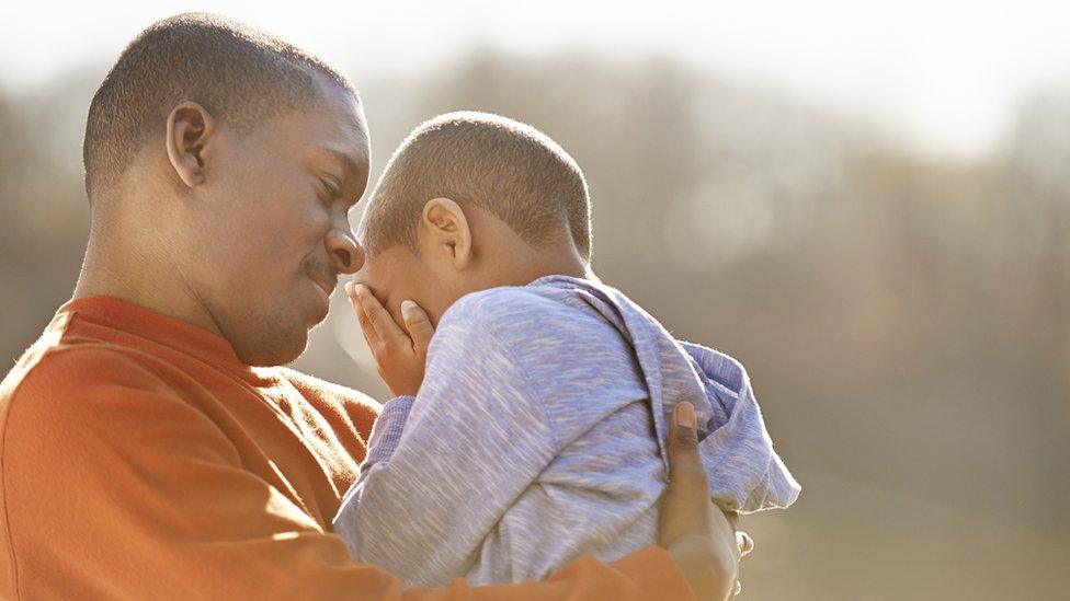 Father with child