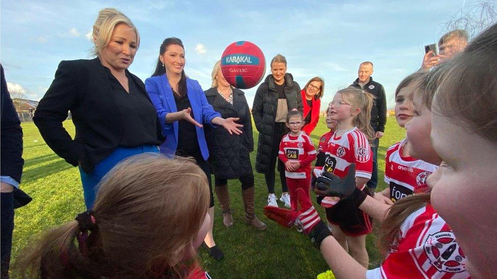 Michelle O'Neill and Emma Little-Pengelly