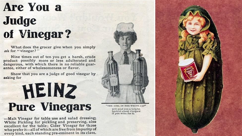 Heinz adverts from 1906