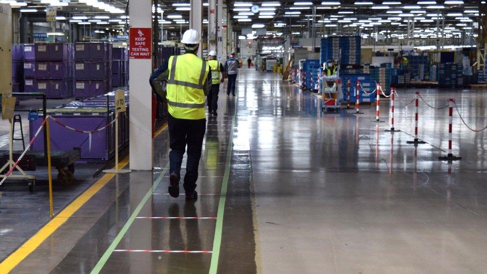 Staff at Toyota's Deeside plant