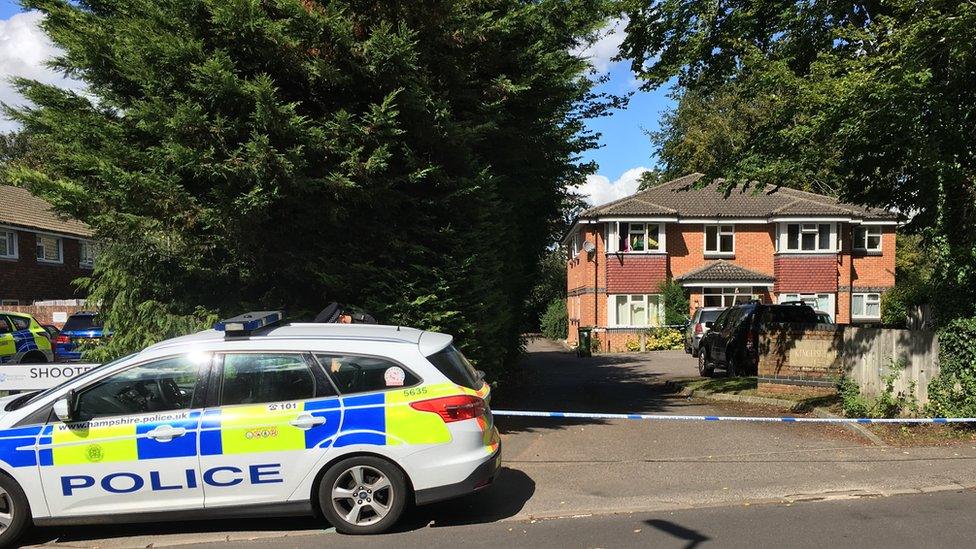 Basingstoke murder scene