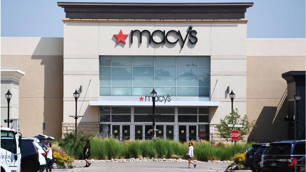 A Macy's shop