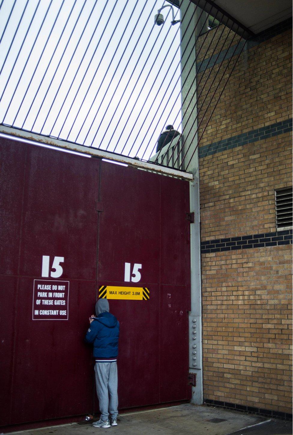Gate at Upton Park