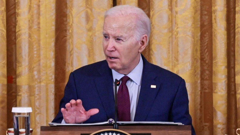 Image shows US President Joe Biden