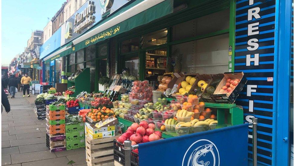 A shop front in Edgware Road