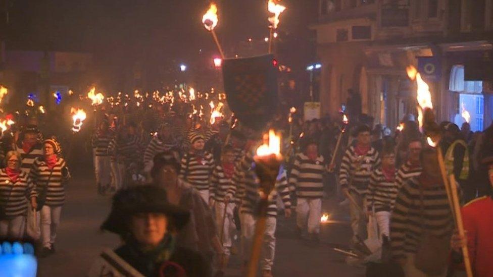 Bonfire parade