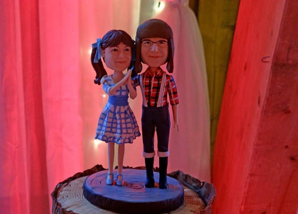 I'm a lumberjack cake toppers