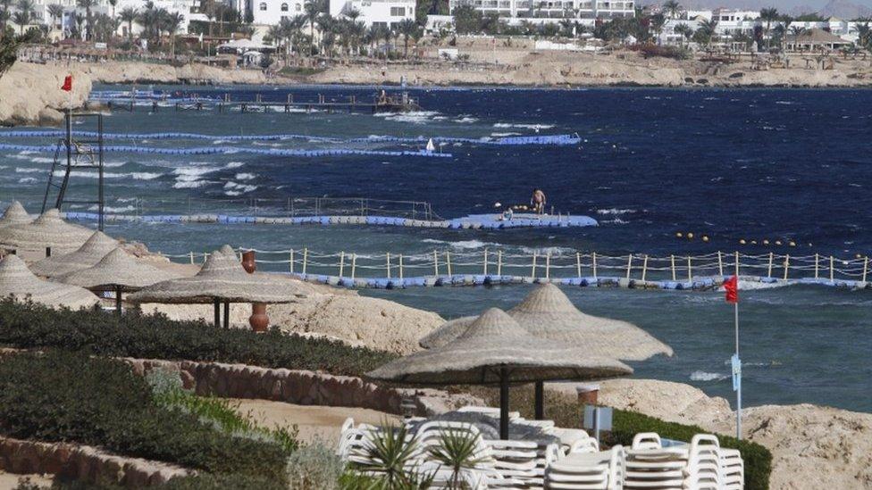 A beach resort in the Red Sea town of Sharm el-Sheikh - generic image