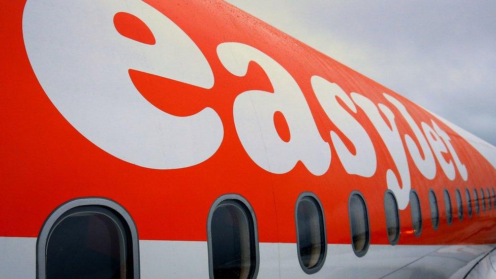 An EasyJet plane