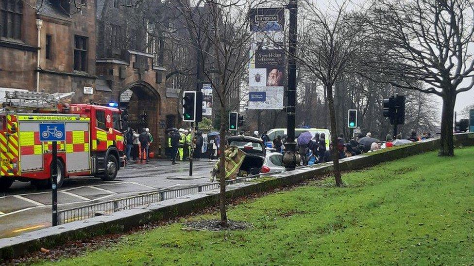 Glasgow Uni evacuation