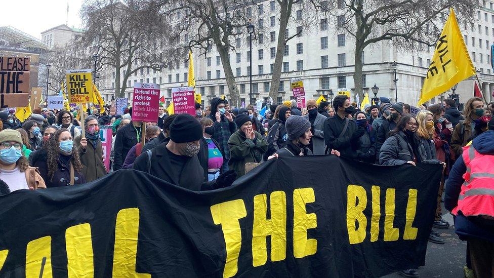 'Kill the Bill' protests in January