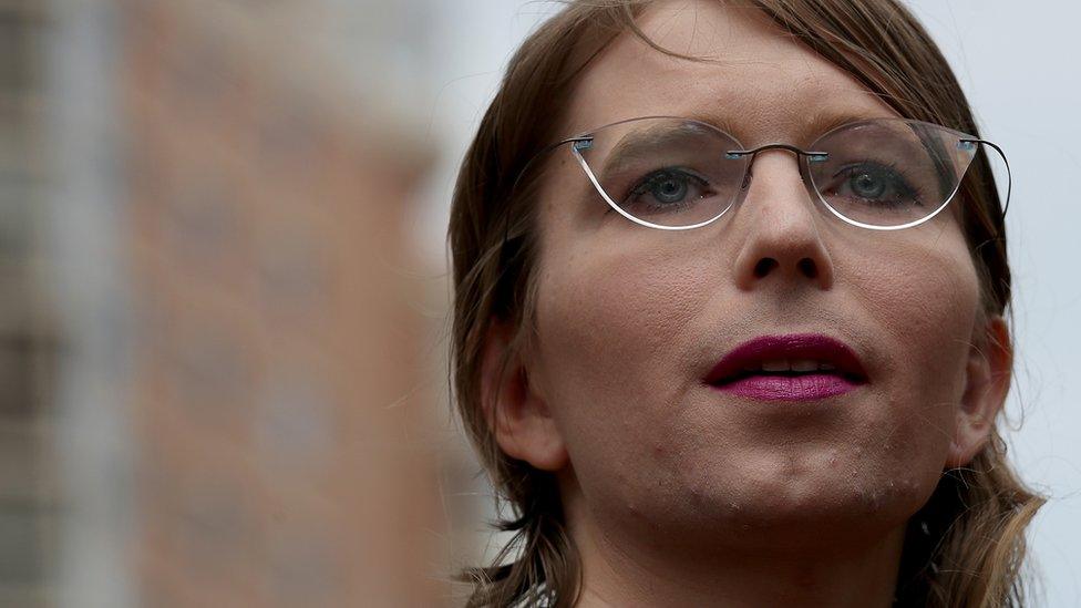 Former US Army intelligence analyst Chelsea Manning