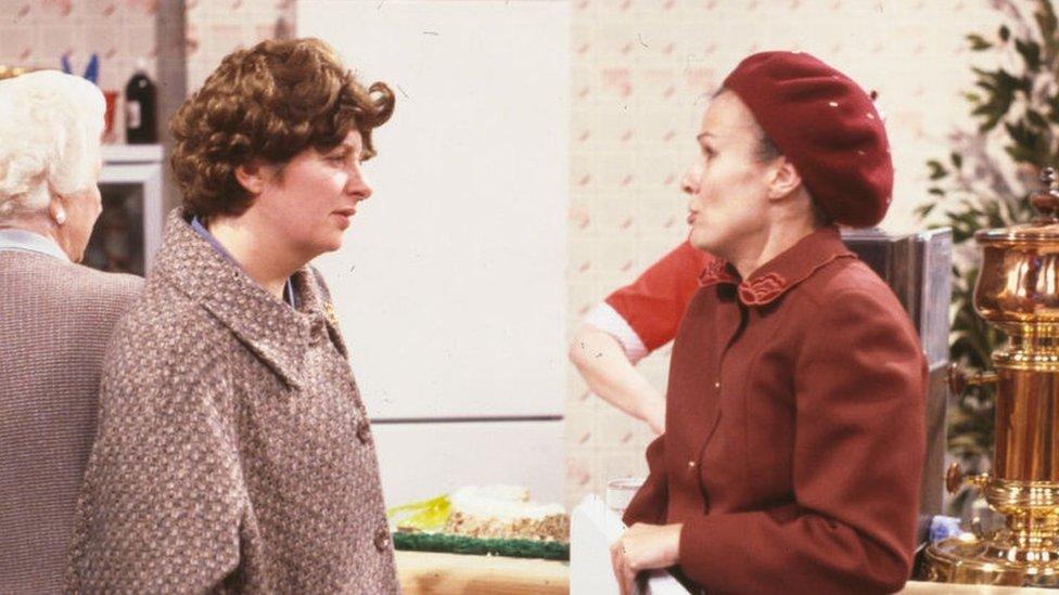 Victoria Wood and Julie Walters