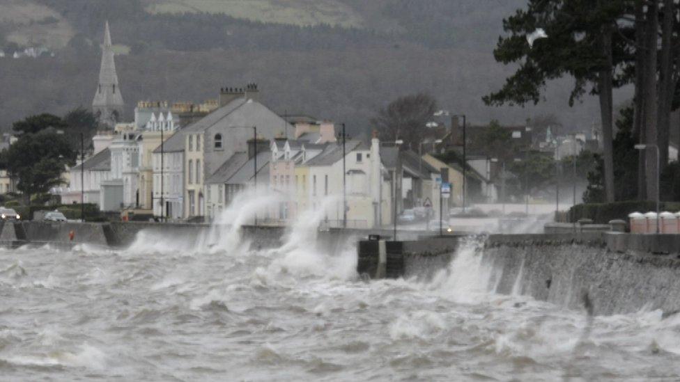 Storm Frank hits Northern Ireland in December 2015