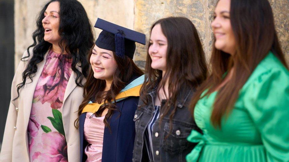 Yasmin Reevell at her graduation