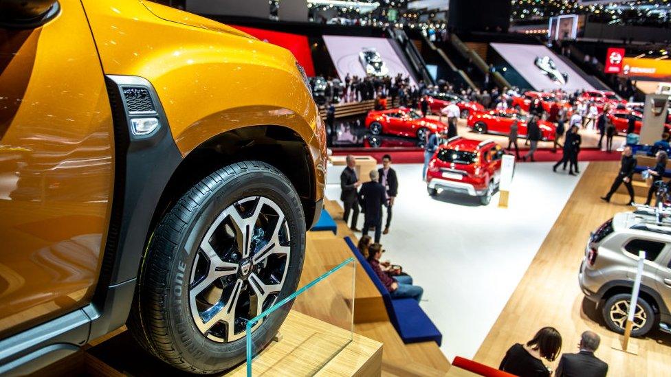 View of the second press day at the 89th Geneva International Motor Show on March 6, 2019.