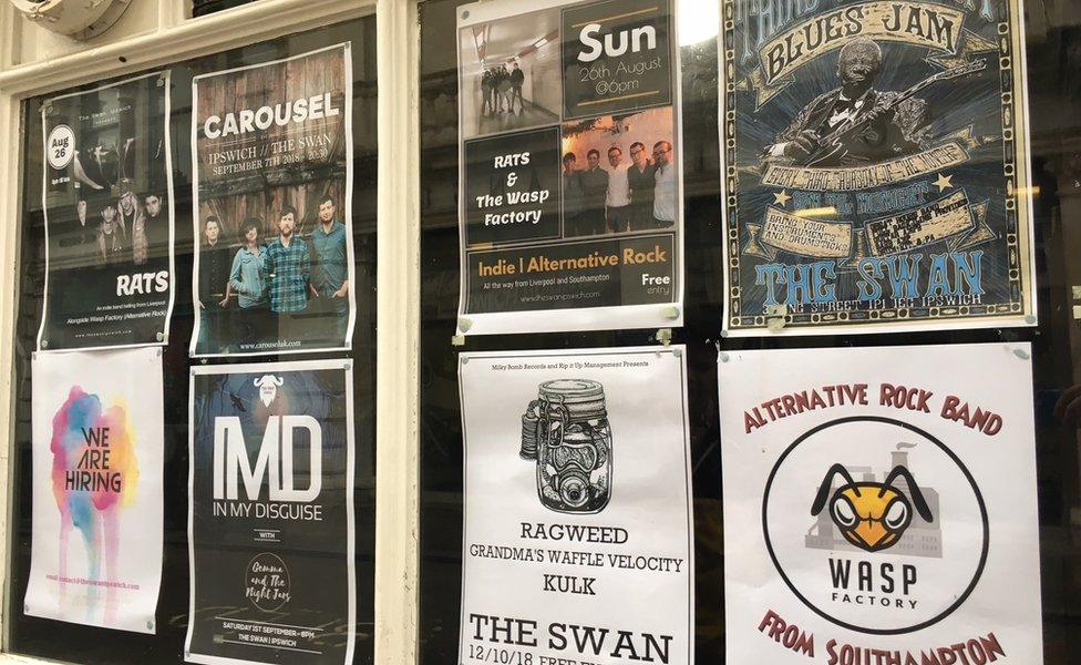 Forthcoming gigs at The Swan