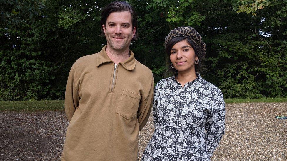 Tom Ravenscroft and Nabihah Iqbal