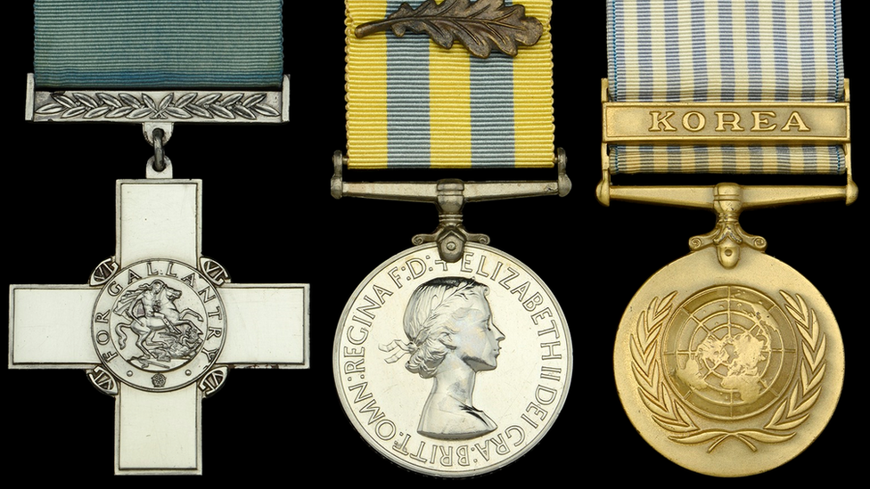 Lt Terry Waters's medals