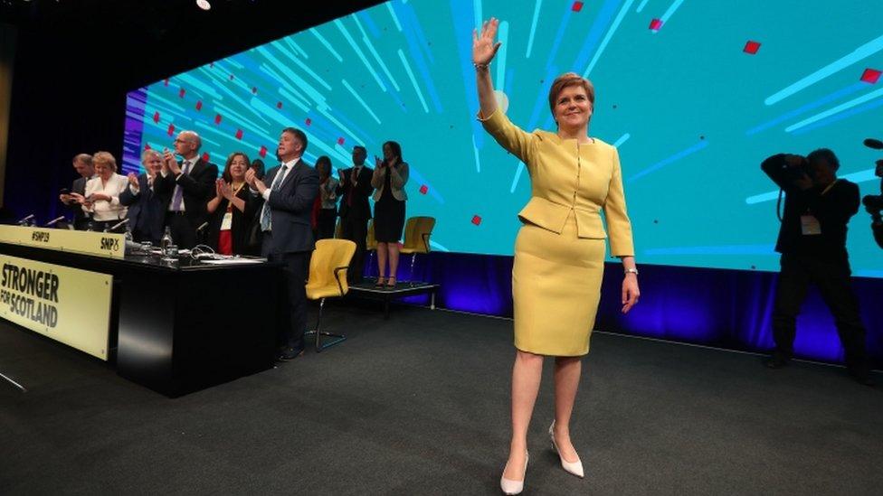 Nicola Sturgeon at SNP conference