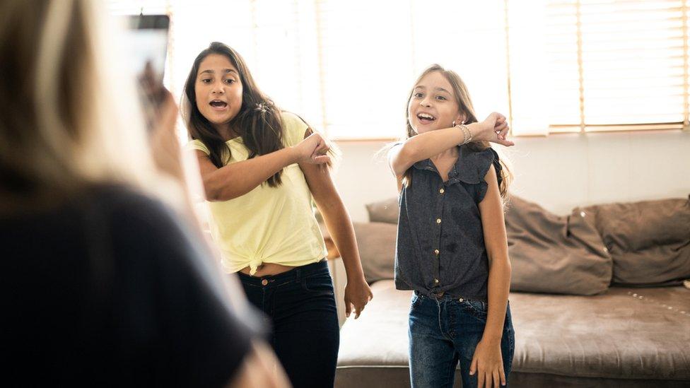 Children dancing