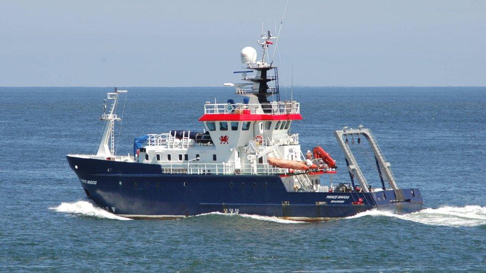 Research vessel Prince Madog