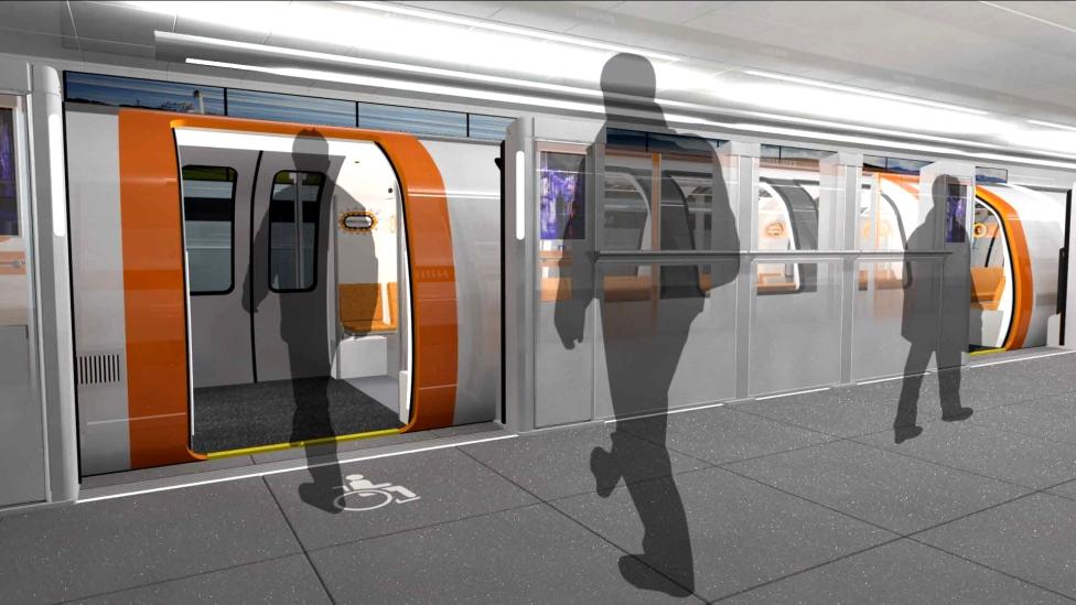 New Glasgow subway train