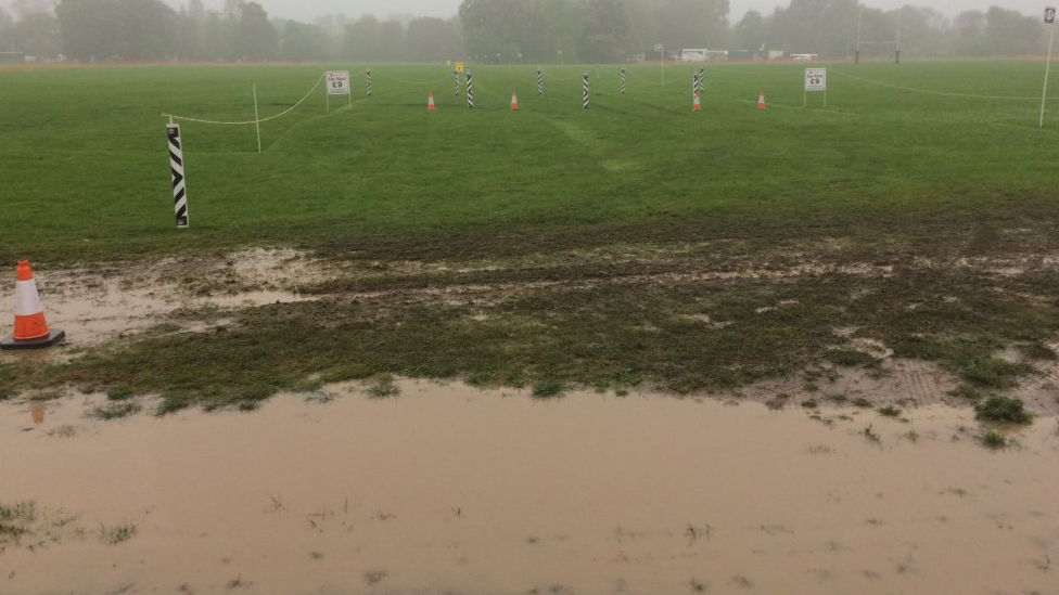 Waterlogged field