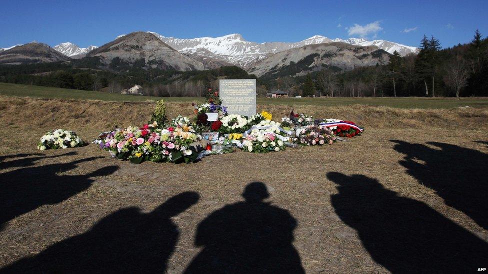 Memorial to Germanwings crash dead in French Alps