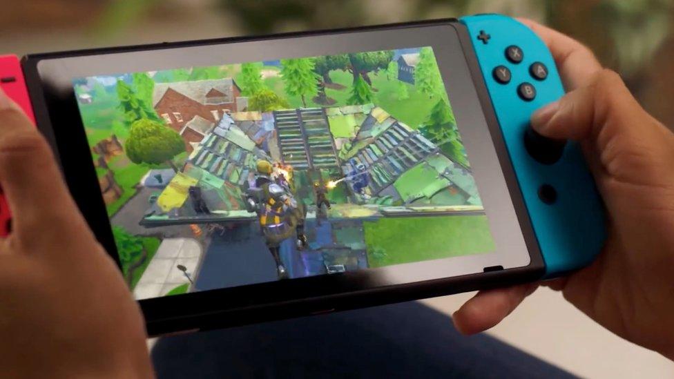 Fornite on Switch