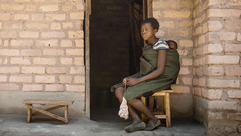 Young mother Zambia