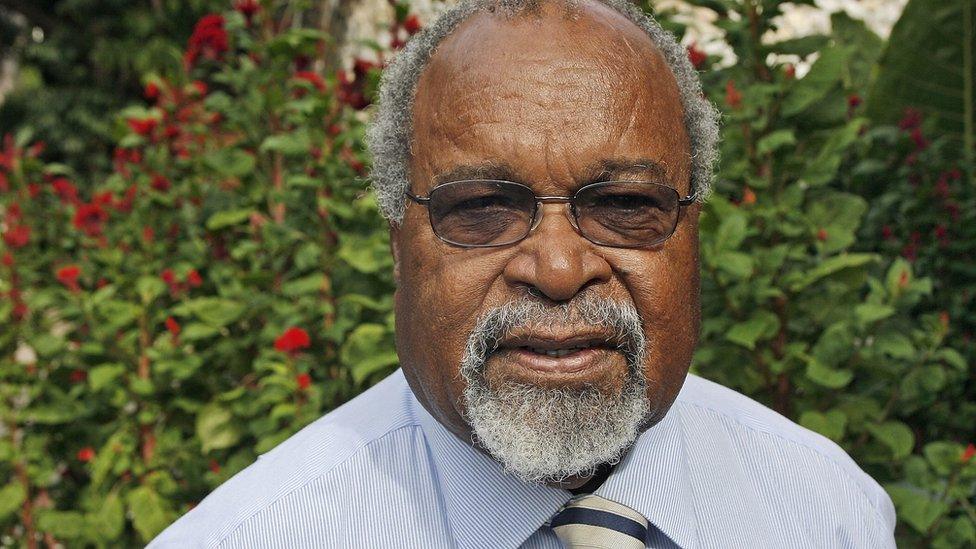 Papua New Guinea's Michael Somare