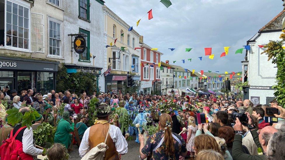 Helston on Flora Day