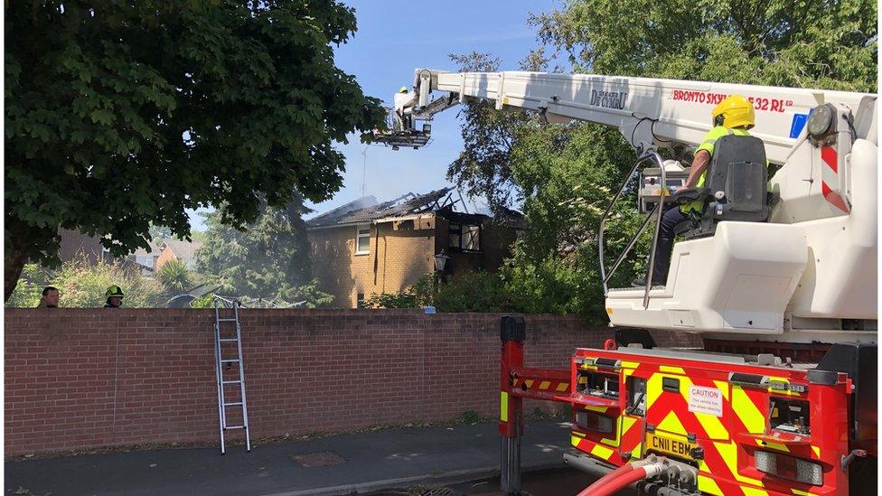 House fire in Deepweir