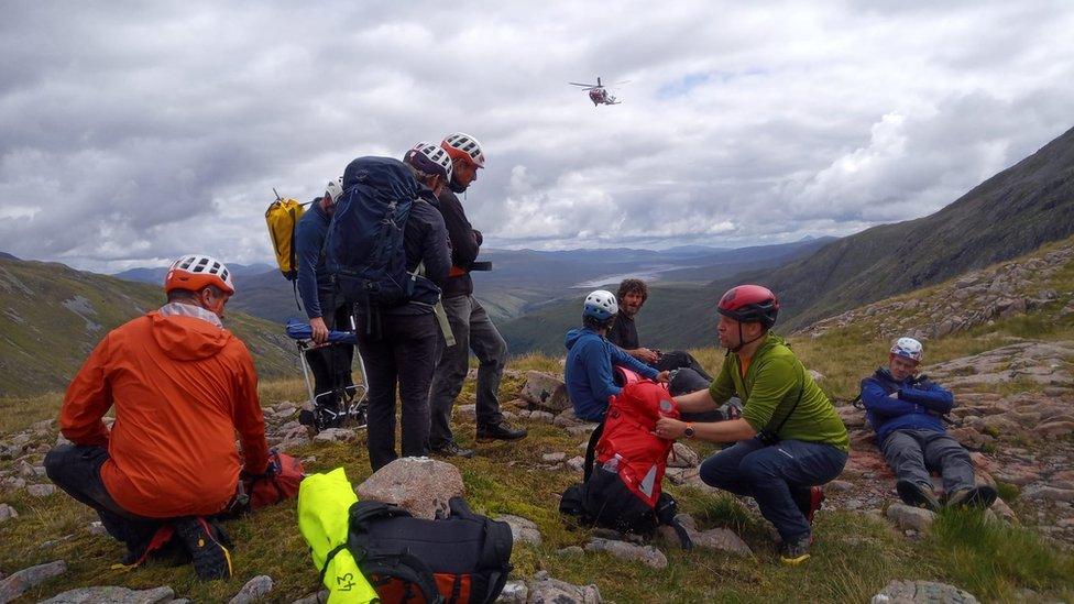 Mountain rescuers