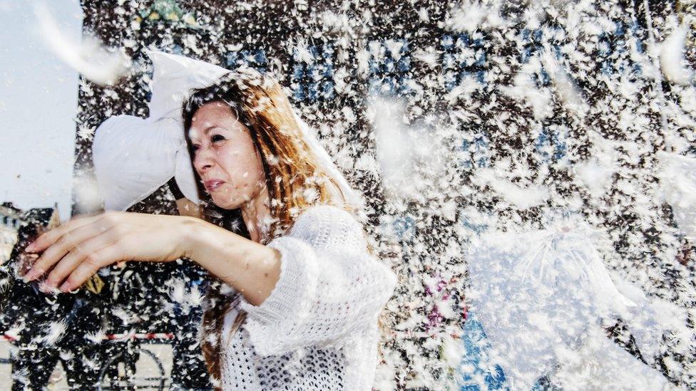 Pillow fight