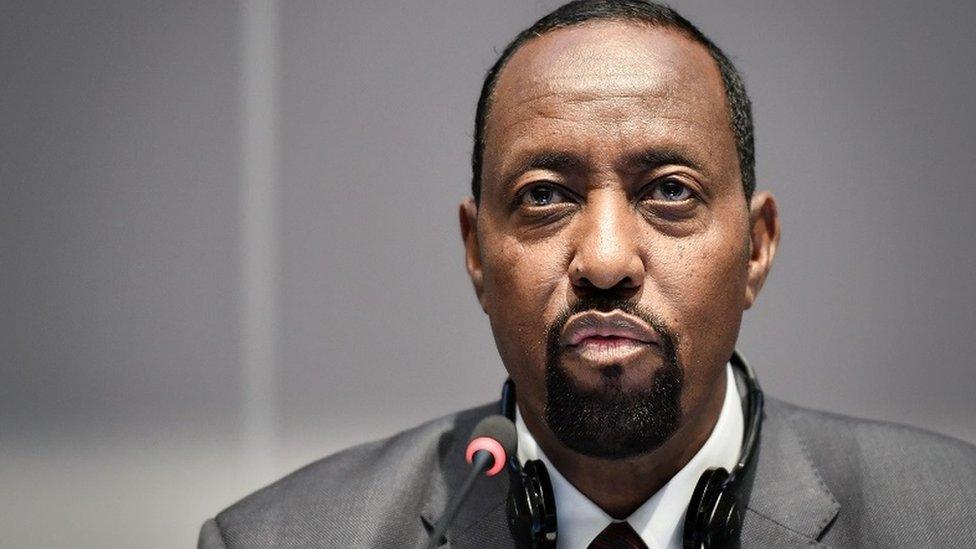 UPU director general Bishar Abdirahman Hussein