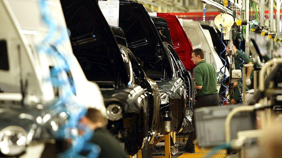 Production line of W12 cars in Crewe