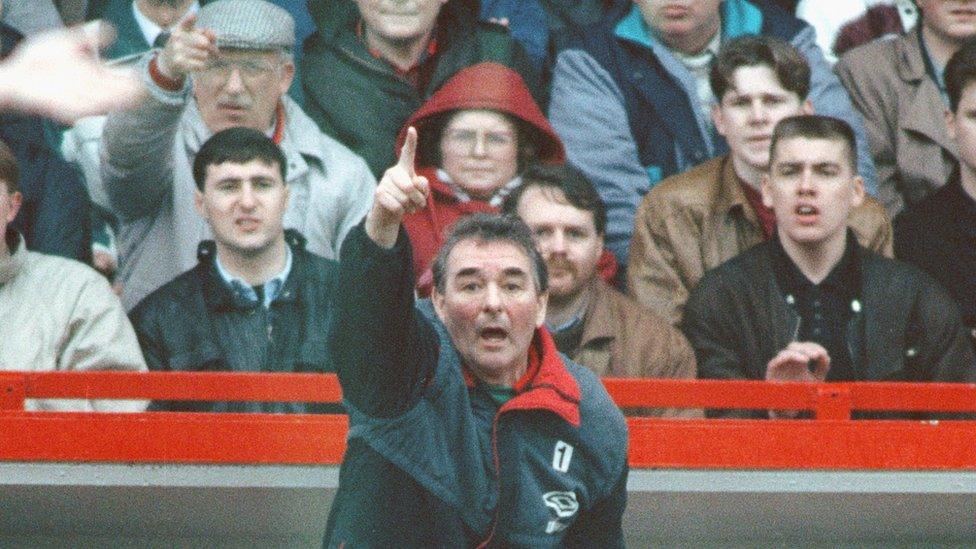 Brian Clough at the City Ground